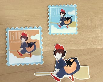 Magical Delivery Girl | Water bottle Laptop sticker | Delivery service sticker | Dishwasher safe | Vinyl Sticker | sticker gift