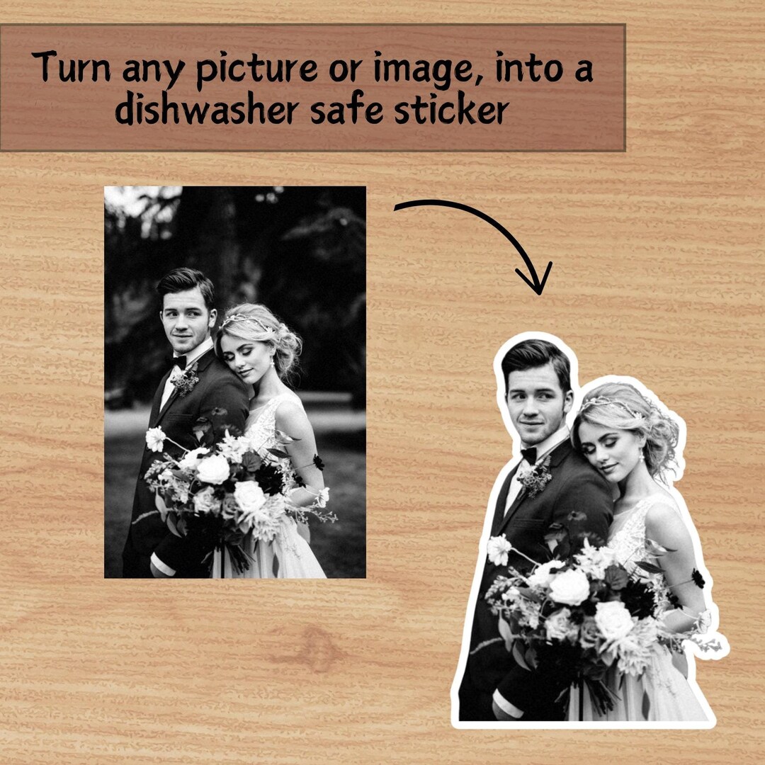 Custom Photo Portrait Stickers | Create Your Own Sticker | Laptop Decal ...