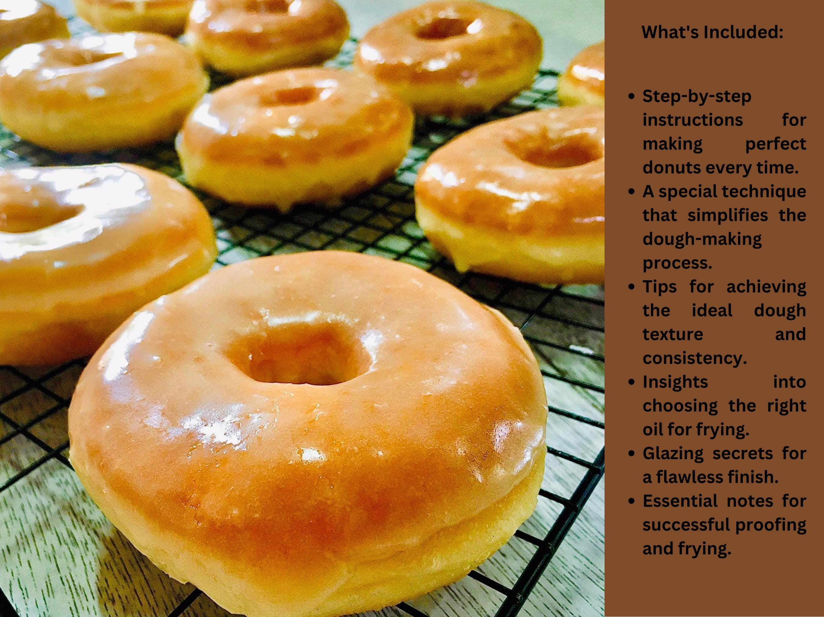 Donut Recipe for Classic Glazed Yeast Raised Doughnuts Bakery Donuts ...