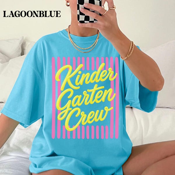 Kindergarten Teacher Shirt, Comfort Colors® Kindergarten Tee, Kindergarten team shirt, Back to School Teacher tee, Elementary Teacher