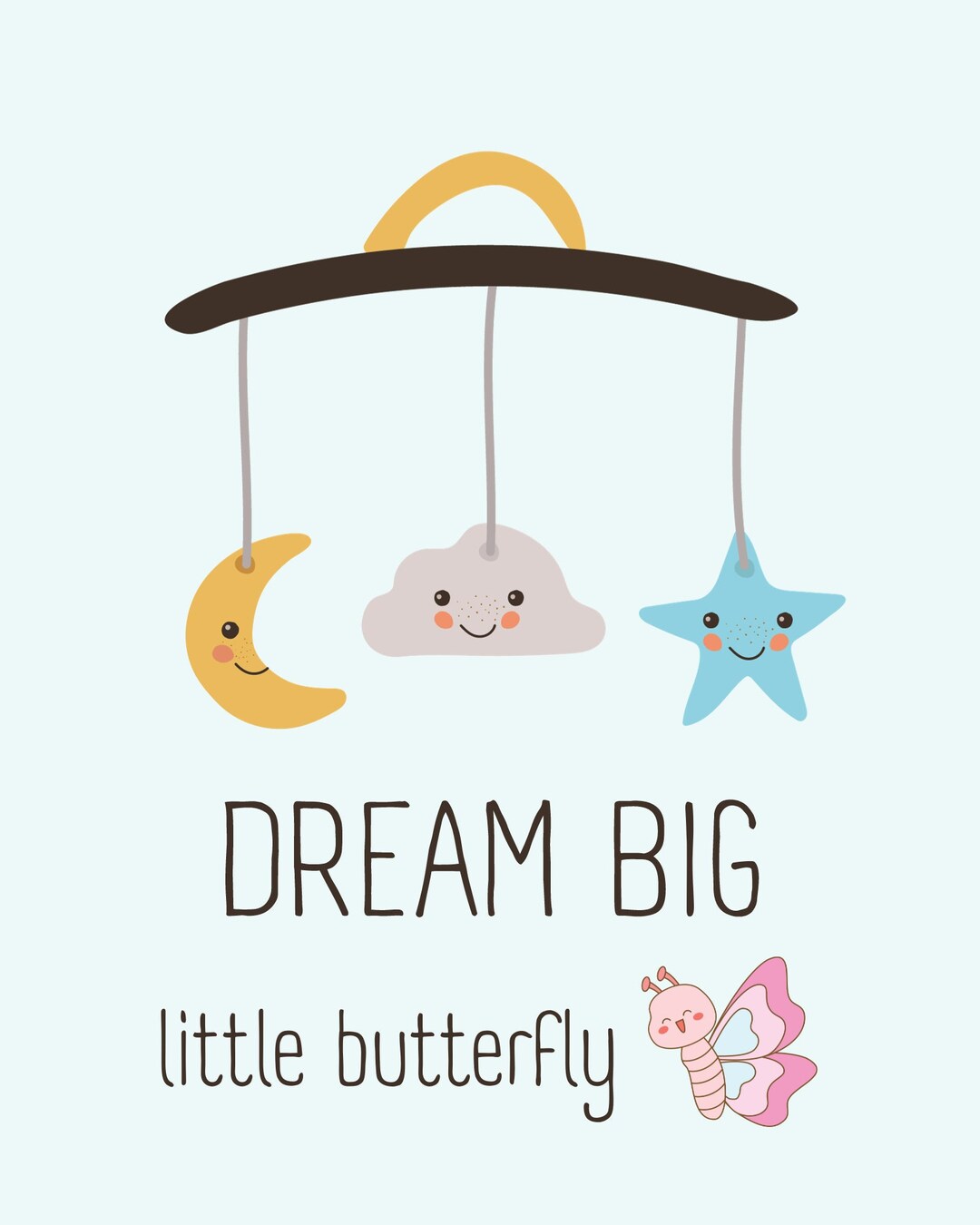 Nursery Art Print for Wall, Digital Download, Printable - Etsy