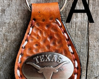 Texas Leather Keyring