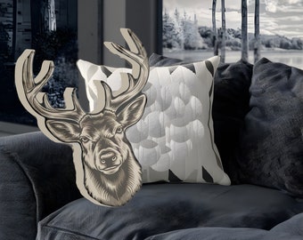Shaped Pillow "Oh my deer"
