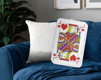 Custom Shaped Pillow "Jack of Hearts"