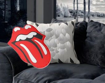 Custom Shaped Pillow "THE TONGUE"