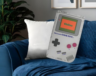 Custom Shaped Pillow "GameBoy Chillax"