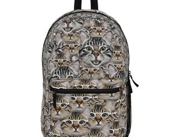 All over print Backpack "CatAstrophic"