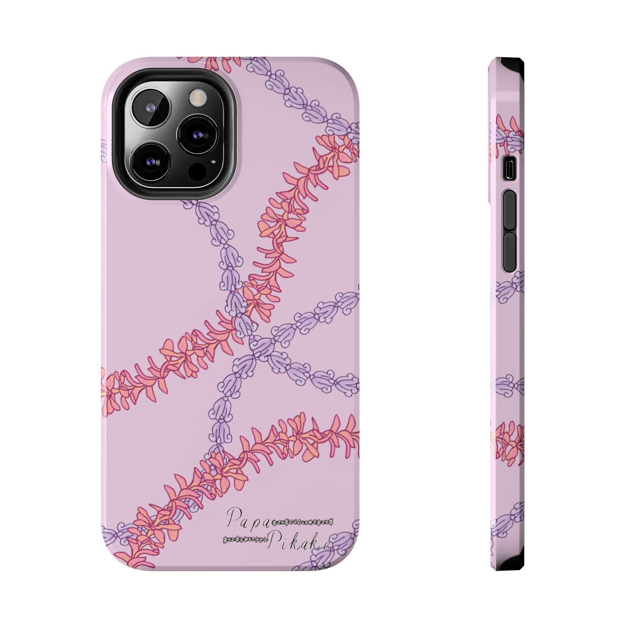 イプヘケケース パープル×プルメリア Purple Plumeria Phone Case - Etsy