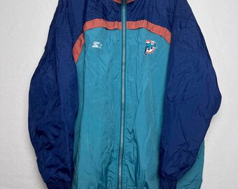 Vintage Miami Dolphins Shark Tooth NFL Logo Athletic Pro