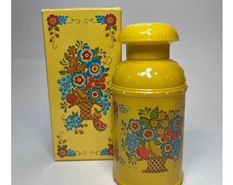Avon Vintage Avon Creamery Decanter Field Flowers Hand & Body Cream Lotion