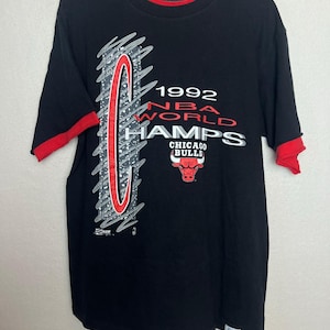 Chicago Bulls Vintage 1992 Short Sleeve T-Shirt Size Large Salem Sportswear NBA