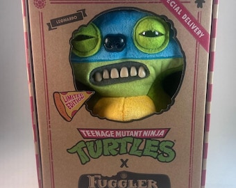Fuggler x TMNT Funny Ugly Limited Edition Plush Leonardo 9” Teenage Mutant Ninja