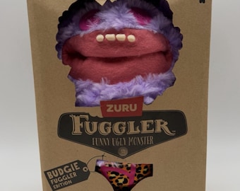 Fuggler Funny Ugly Monster Budgie Edition 9" Grin Grin Plush #34 Purple