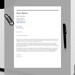 Easy Modern Professional Template Extras List. Minimalist Simple Design ...