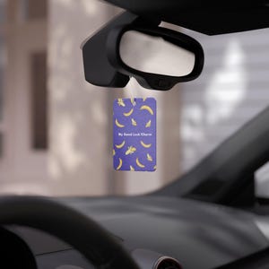Banana Car Air Freshener | Black Ice, New Car, Pine Scents image 3