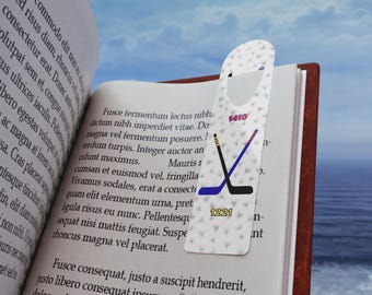 Hockey Romance-Inspired Bookmark | Gift for Romance Lovers