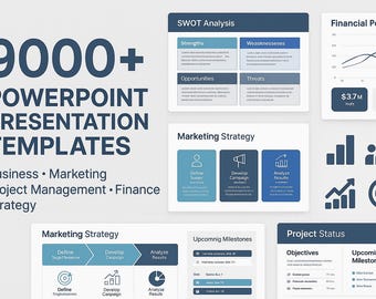 9,000+ PowerPoint Presentation Slides Templates, Consulting Toolkit | Business, Executive, Marketing, Financial, Strategy Slides, Google