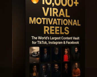 10.000+ virale motiverende rollen: socialmediacontentkluis (digitale download)