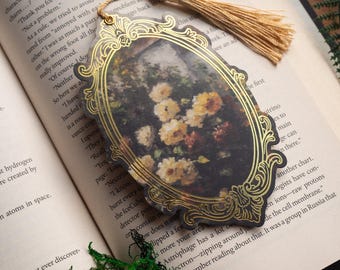Marcapáginas de papel de aluminio El Jardín Dorado: Colección Portales a Reinos