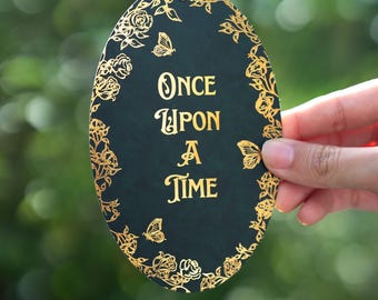 Smaragdgrünes Once upon a time Lesezeichen