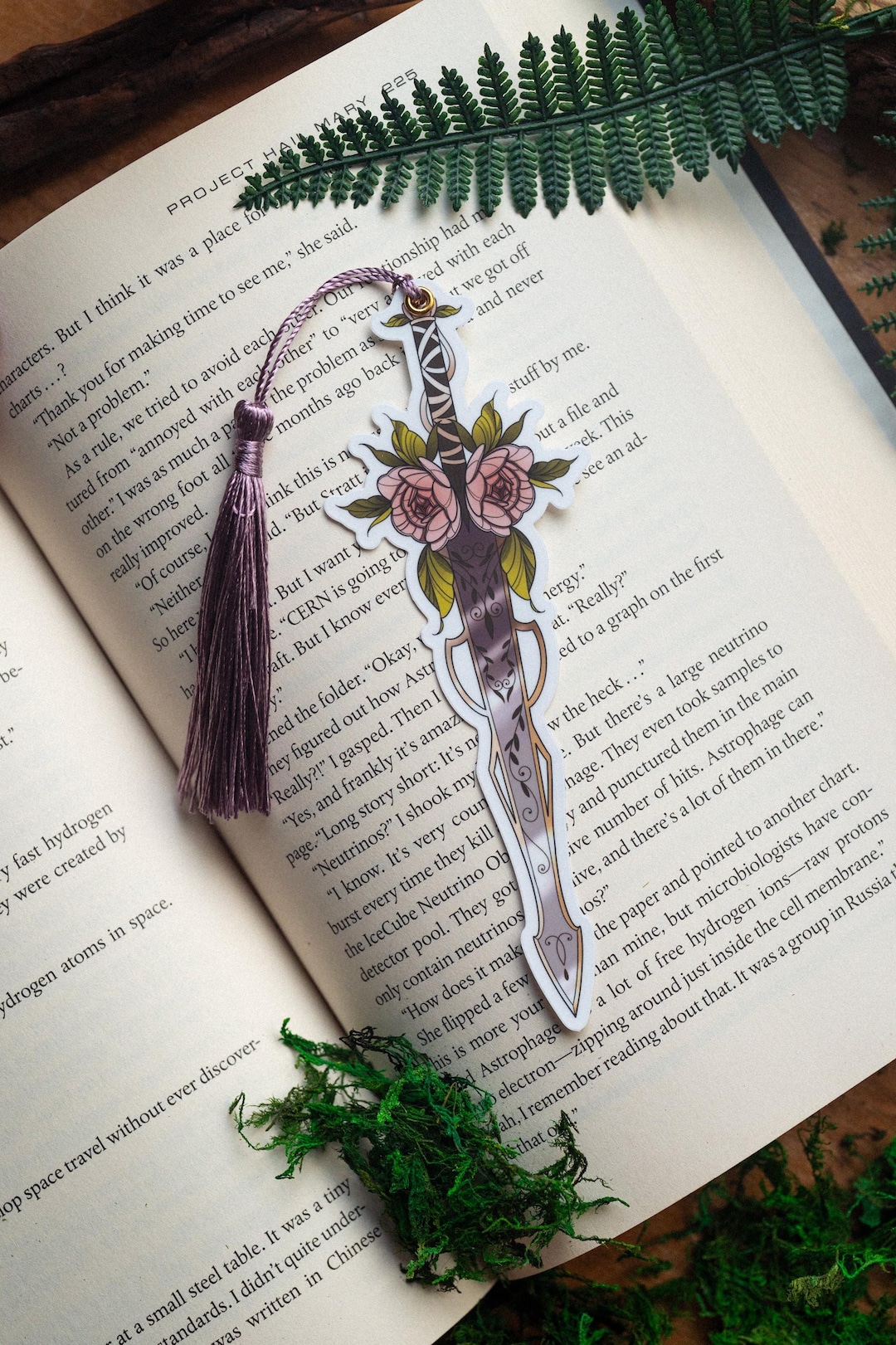 The Floral Blade Bookmark - Etsy