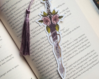 The Floral Blade Bookmark