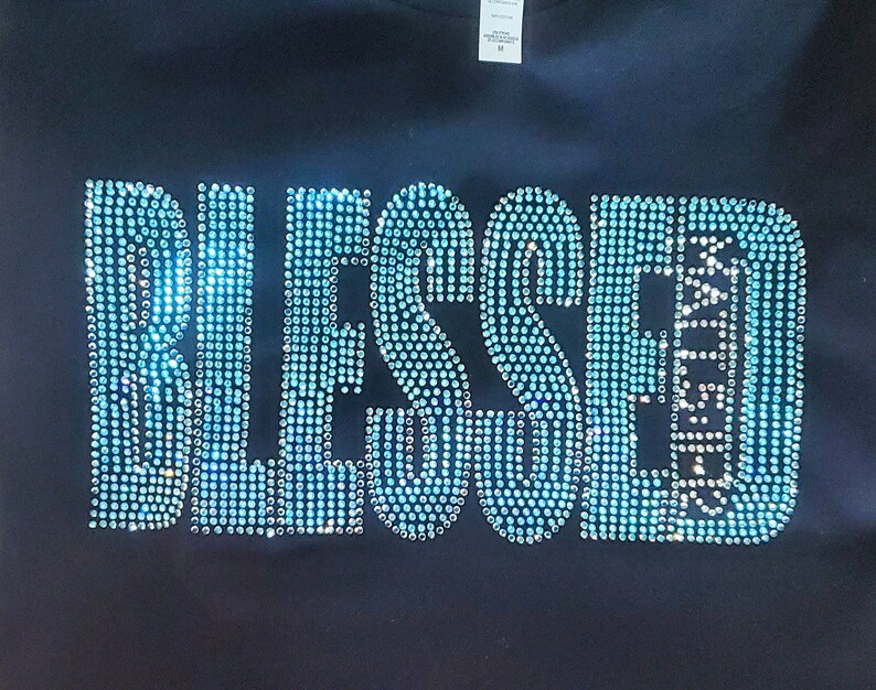 Blessed Rhinestone Template Bundle - MATT 5:11-12 (digital Download) - Etsy