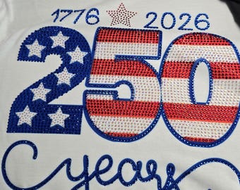 250 Years Celebration Rhinestone Template | SS10 Hotfix | Layered Digital File