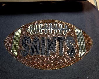SS10 SAINTS BLING TEMPLATE! - Hotfix Rhinestone Template - Digital File Only