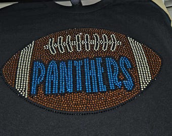 SS10 PANTHERS BLING TEMPLATE! - Hotfix Rhinestone Template - Digital File Only
