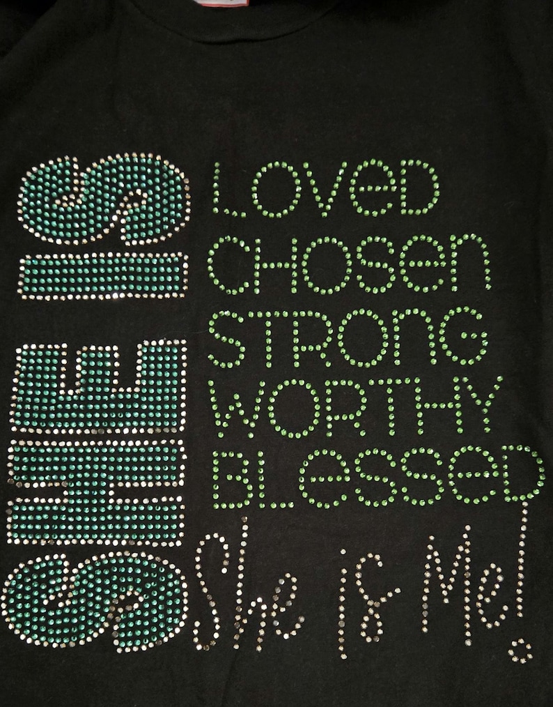 SS10 SHE IS - Rhinestone Template W10.265 X H10.228 + SVG Cut File ...