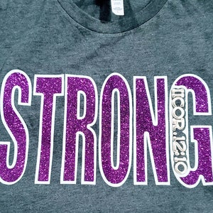 ¡Nuevo! SVG STRONG - 2 Cor. 12:10. Esta es otra palabra que Dios usa para describirnos en las Escrituras. Este es un producto digital únicamente.