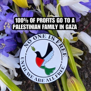 Fundraiser! Enamel Pin Pro-Palestine Symbol of Palestinian Solidarity ~ Support Palestine ~ Arab Resistance ~ Palestine Flag Colours