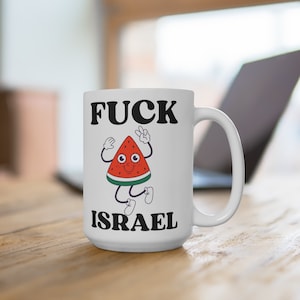 Boycot desinvestering sanctie Israël koffiemok ~ Doneer Palestijnen in Gaza ~ Gratis Gaza ~ Palestina zal vrij zijn ~ Directe voordelen voor Gazanen