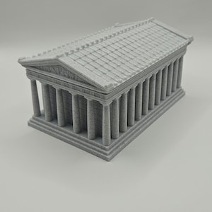 MTG Commander Deck box: The Parthenon (Colored, Marble finish)
