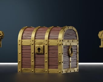 MTG Commander Deck box: Treasure Chest (COLOR)