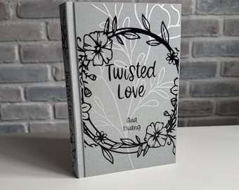 Amor retorcido de Ana Huang ~ Libro reencuadernado, tapa dura ~ Hecho a mano, diseño original