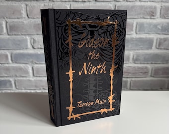 Gideon the Ninth de Tamsyn Muir ~ Libro reencuadernado, tapa dura ~ Hecho a mano, diseño original