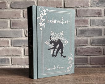 Rompehielos de Hannah Grace ~ Libro encuadernado, tapa dura ~ Hecho a mano, diseño original