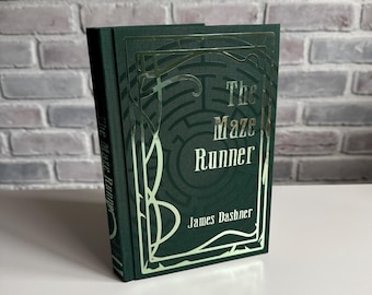El corredor del laberinto de James Dashner ~ Libro reencuadernado, tapa dura ~ Hecho a mano, diseño original
