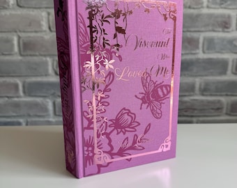 El vizconde que me amó, de Julia Quinn ~ Serie Bridgerton, libro 2 ~ Libro reencuadernado, tapa dura ~ Hecho a mano, diseño original