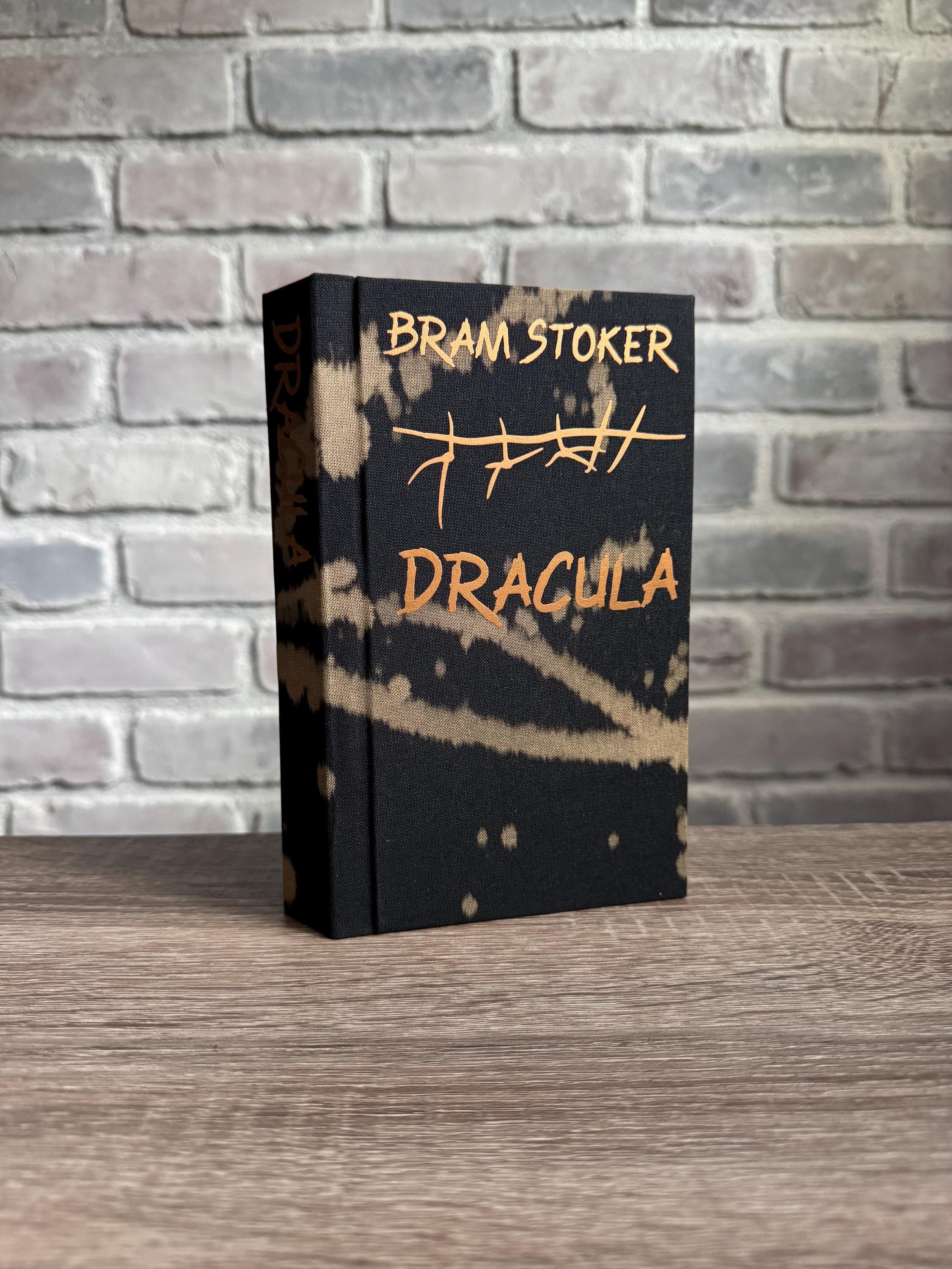 SPOOKY SPECIAL ~ Dracula by Bram Stoker ~ Rebound book, Hardcover ~ Handmade, Original Design ~ Horror Halloween book