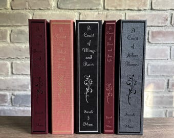 A Court of Thorns and Roses series by Sarah J. Maas ~ Rebound hardcover books ~  Choose single book or full set