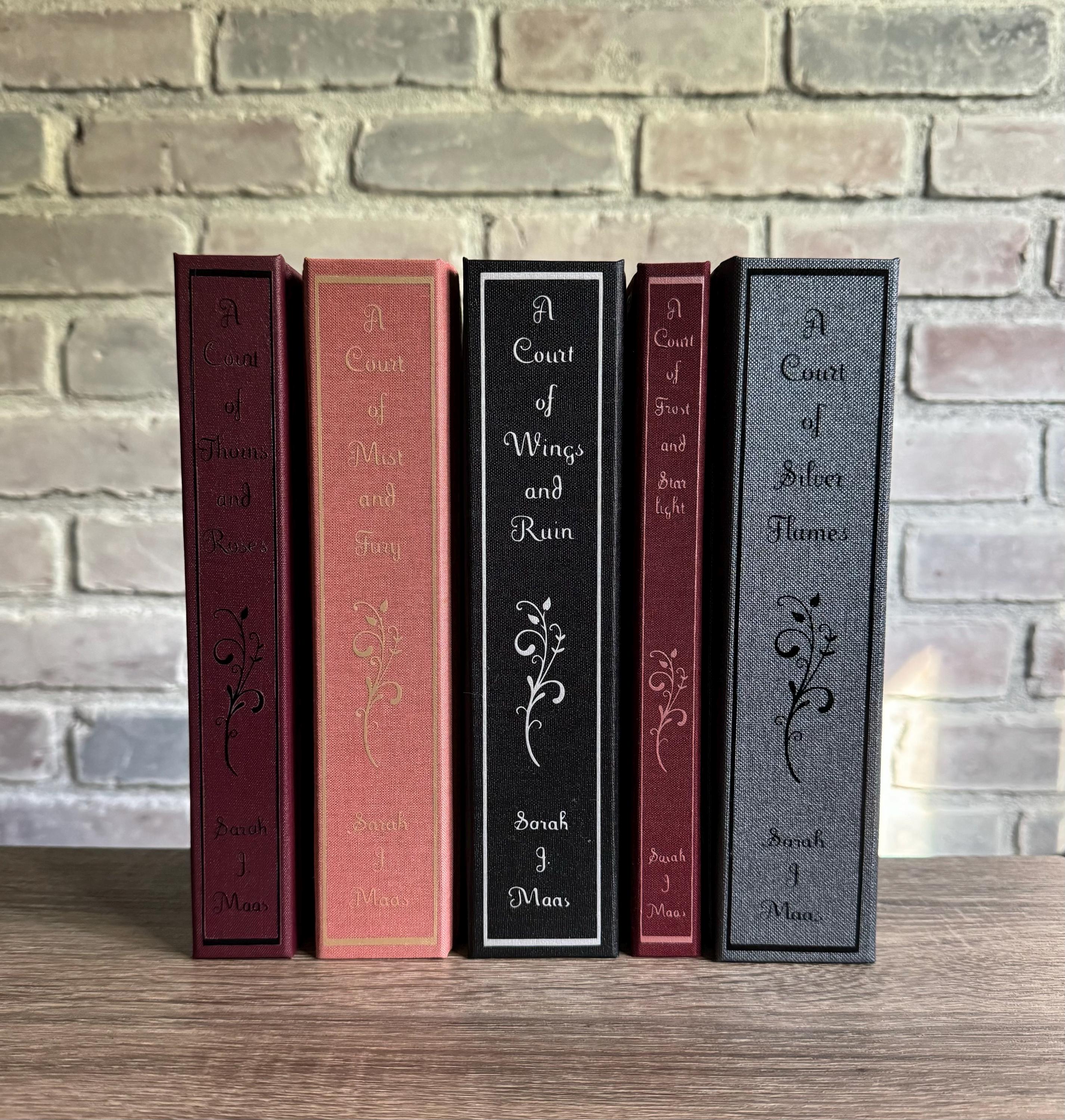 A Court of Thorns and Roses series by Sarah J. Maas ~ Rebound hardcover books ~  Choose single book or full set
