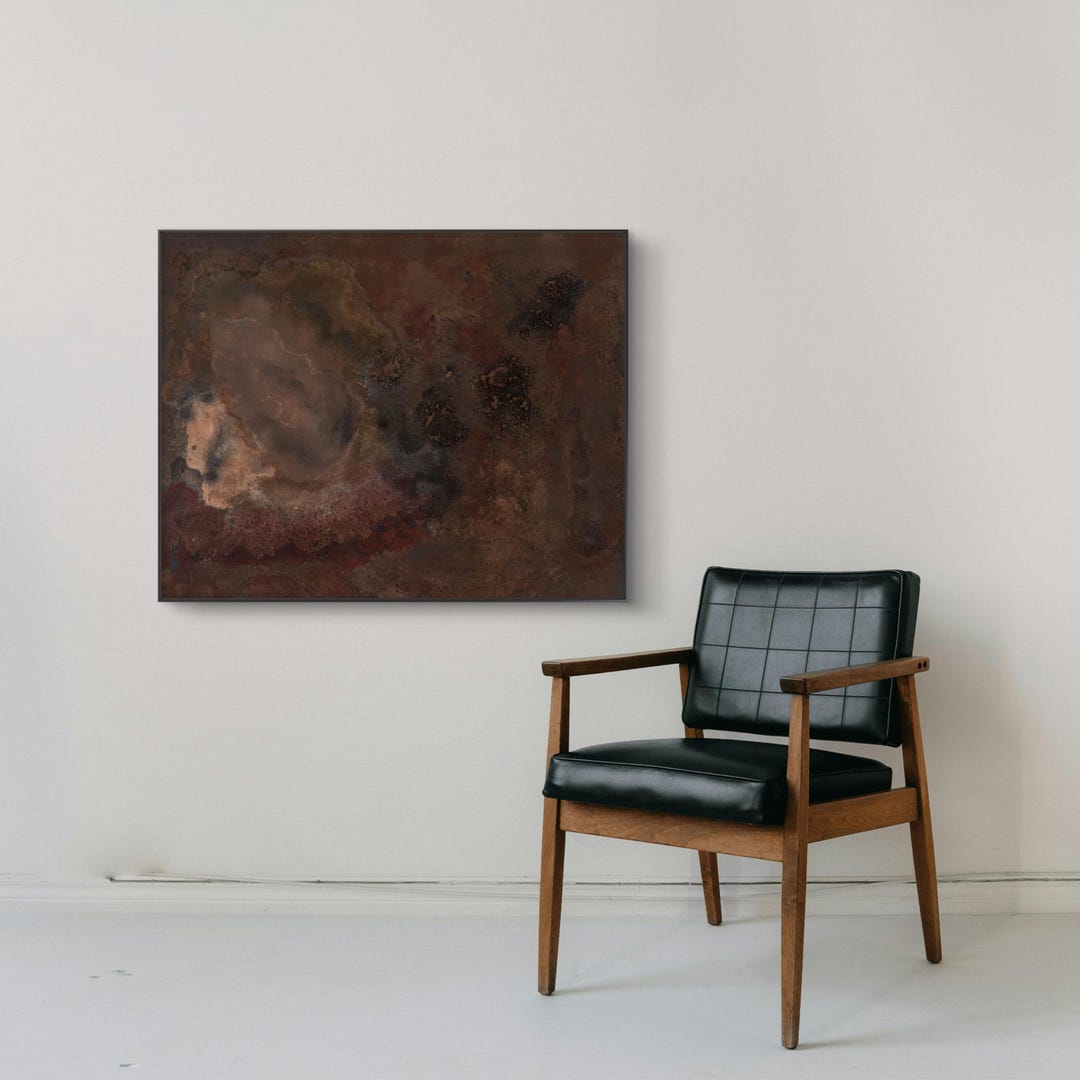 Earth Tones Abstract Canvas Print | Stretched or Rolled | Wall Art - NO ...