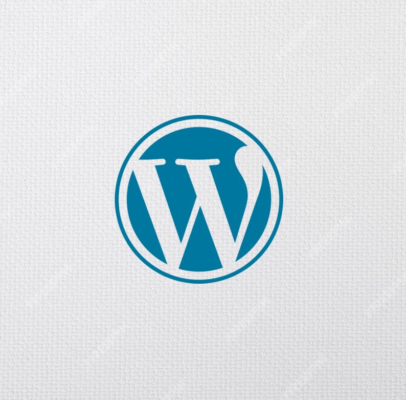 Puede incluir: Un c&iacute;rculo azul con una "W" blanca en su interior, que representa el logotipo de WordPress.