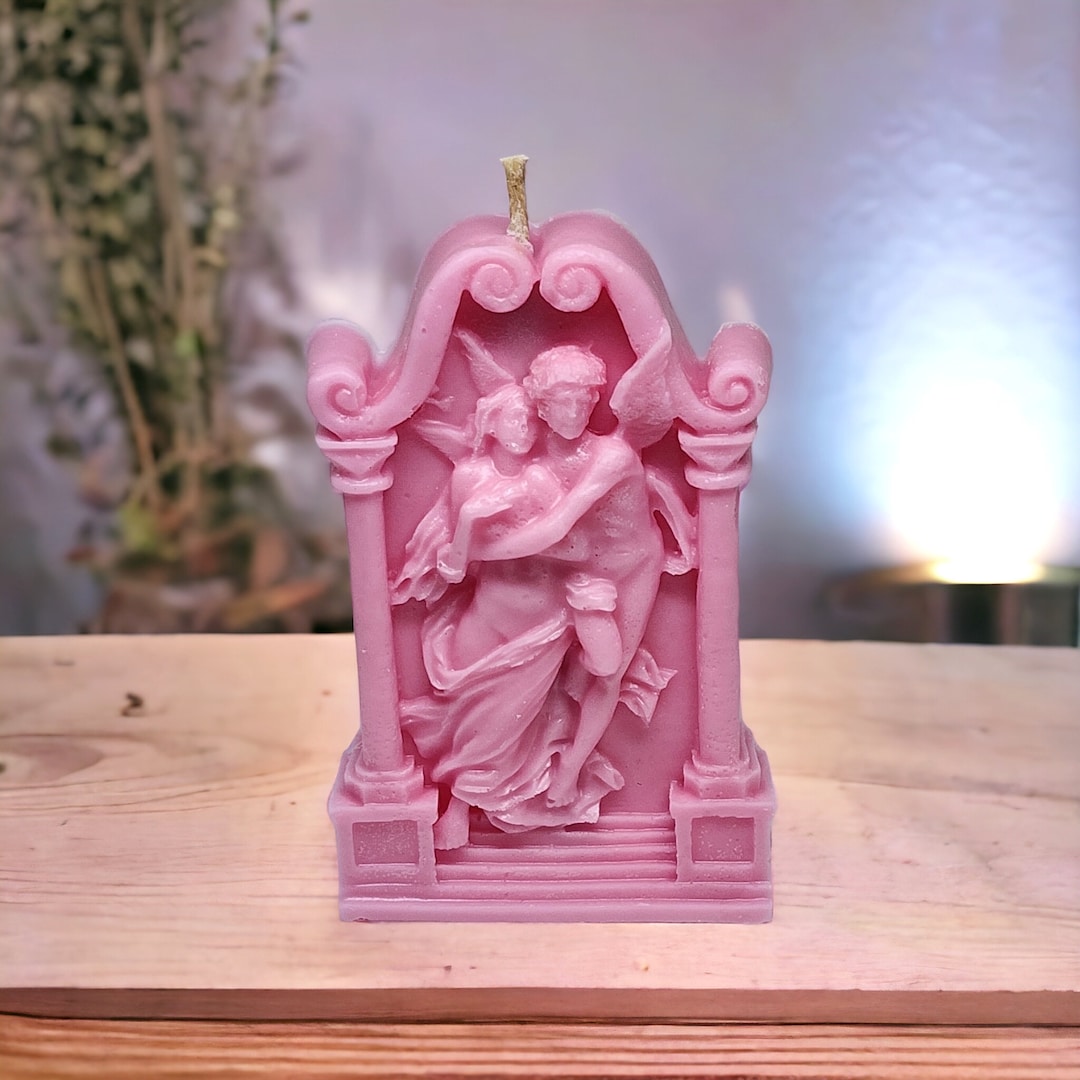 Love Candle Romantic Love Couple Eros & Psyche Candle Statue Like Home