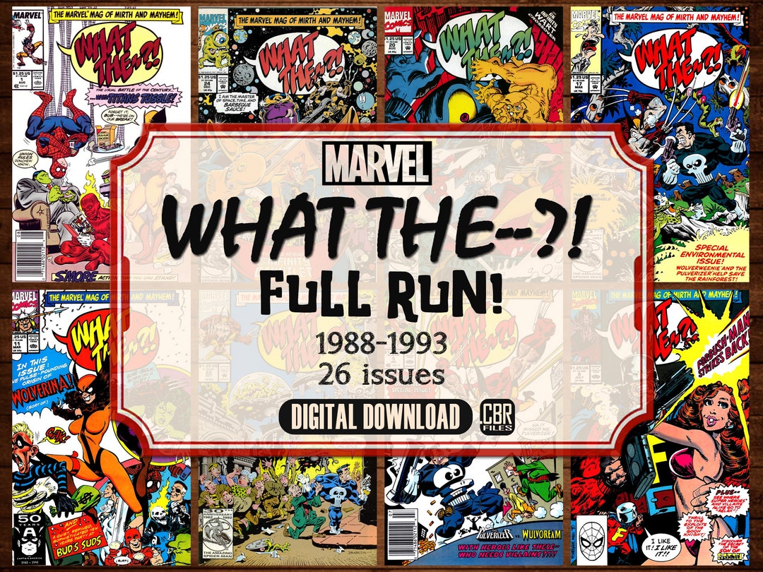 Marvel's what The Comic Pack Full Run All 26 Issues Parodies by the ...