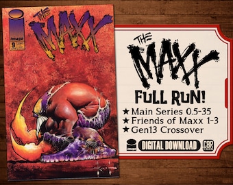 The Maxx Comic Pack - Full Run + Extra's - 41 issues total - See descr. | Digital Download | cbr-files | Image | Get 10-20-30% Discount!