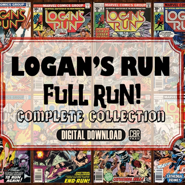 Marvel Logan's Run Comics - Full Run - Complete Collection - All 7 issues | Digital Download | cbr-files |